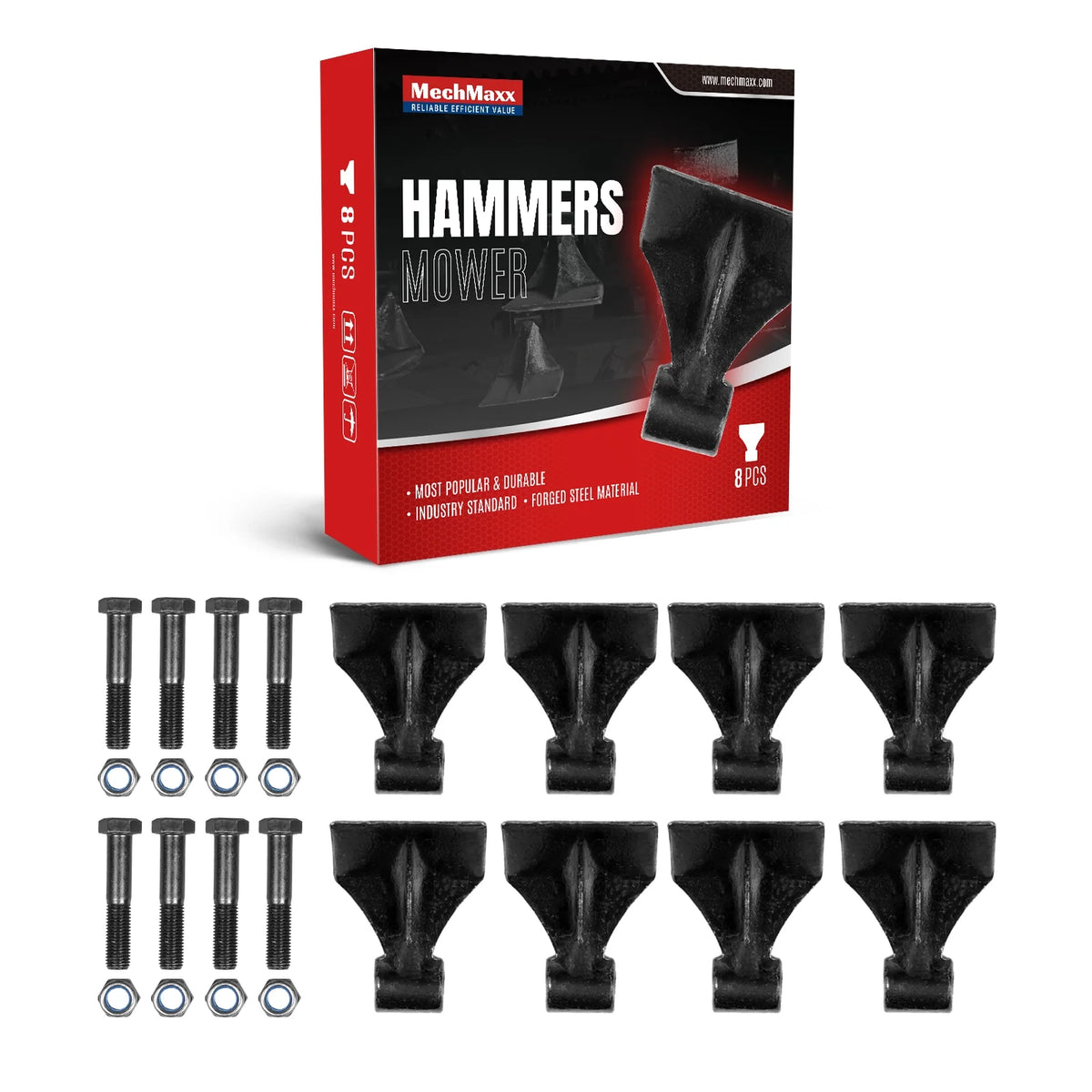 ( 1 Pack / 8 Pcs ) Hammers for NAM; NAM-H; VAM72 Mowers (SKU: 150137; 150138; 150139; 150140; 150141; 150142; 150201）