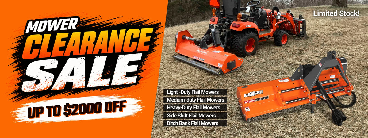 Mower clearance sale - up to $2000 off flail mowers